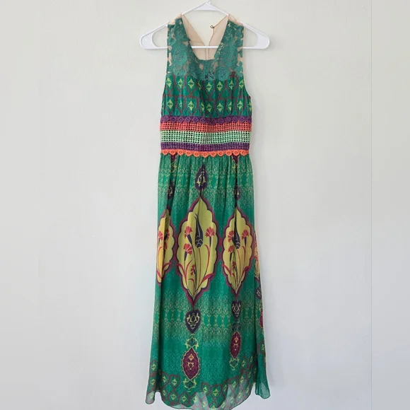 Anthropologie Hermant & Nandita Green Crochet Silk Maxi Boho Dress Size 0  is available for purchase on au PAY Market - Imported Goods Online Store  Co.Ltd. | au PAY Market - Online Shopping Site